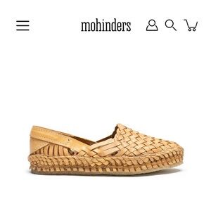 Mohinders Woven Flat in Honey - Women’s size 6 - Never worn
